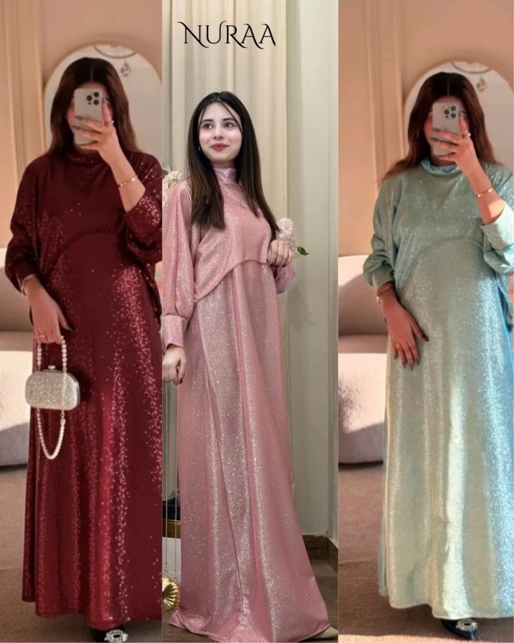 Moonlight Glitter Cape & Maxi 2PC Set