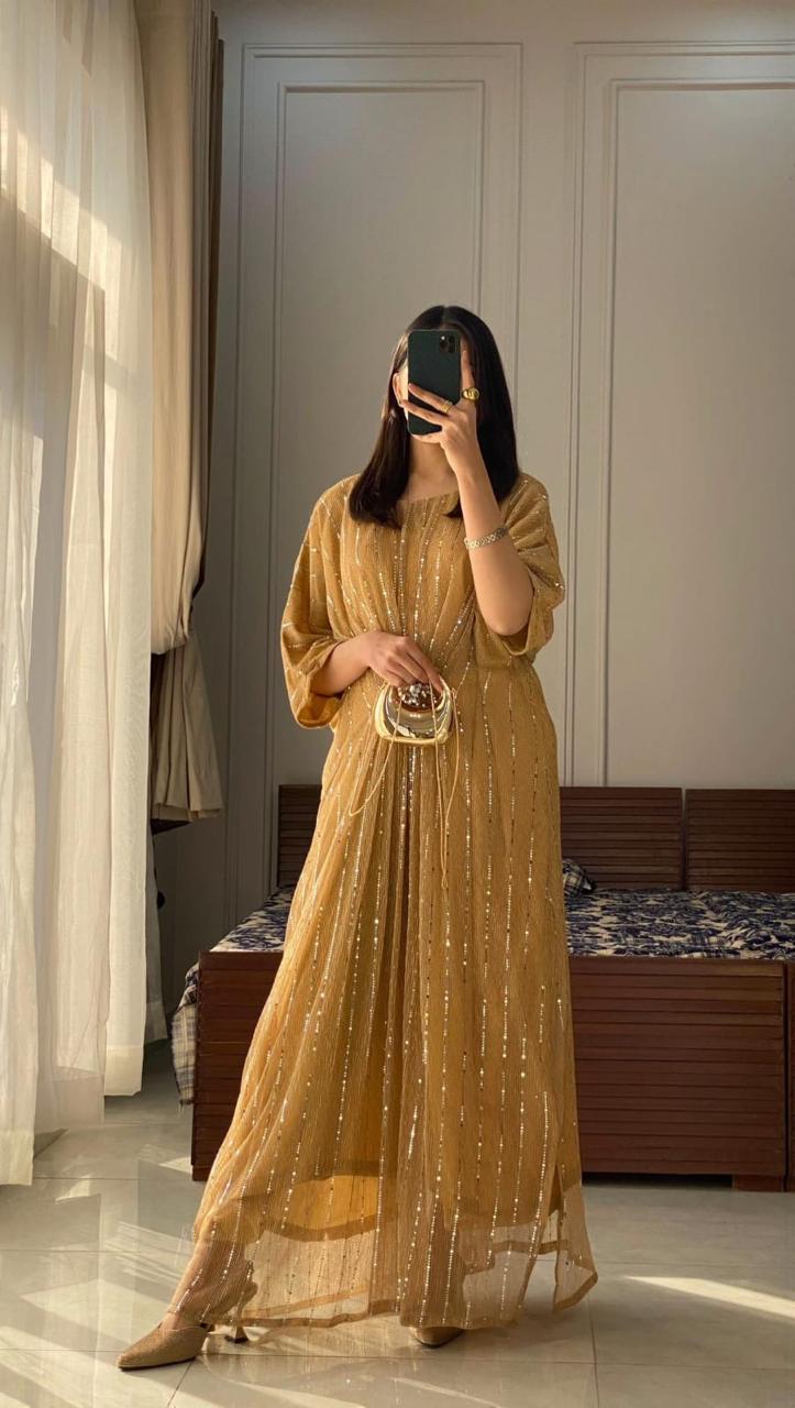 Luxury Moonlight Kaftan Dress