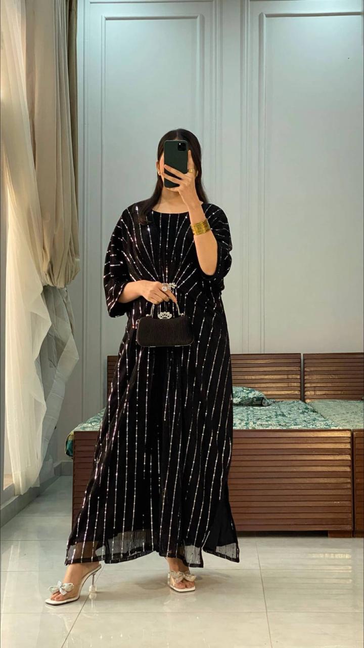Luxury Moonlight Kaftan Dress