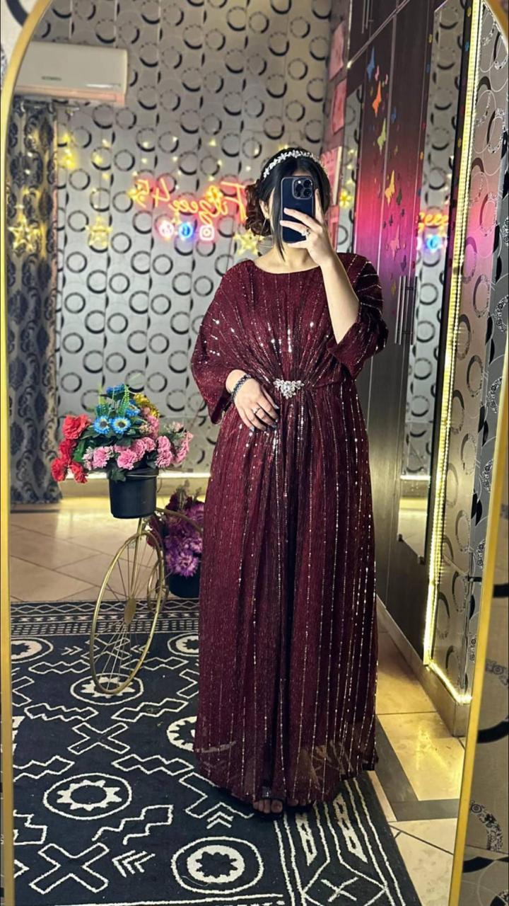 Luxury Moonlight Kaftan Dress