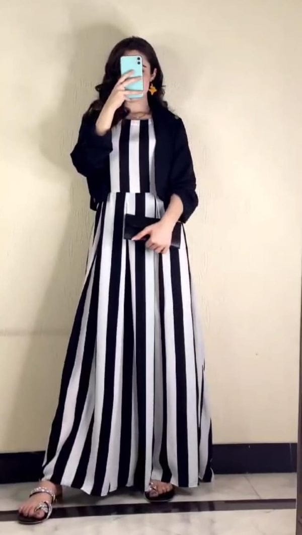 Zebra Lining Maxi