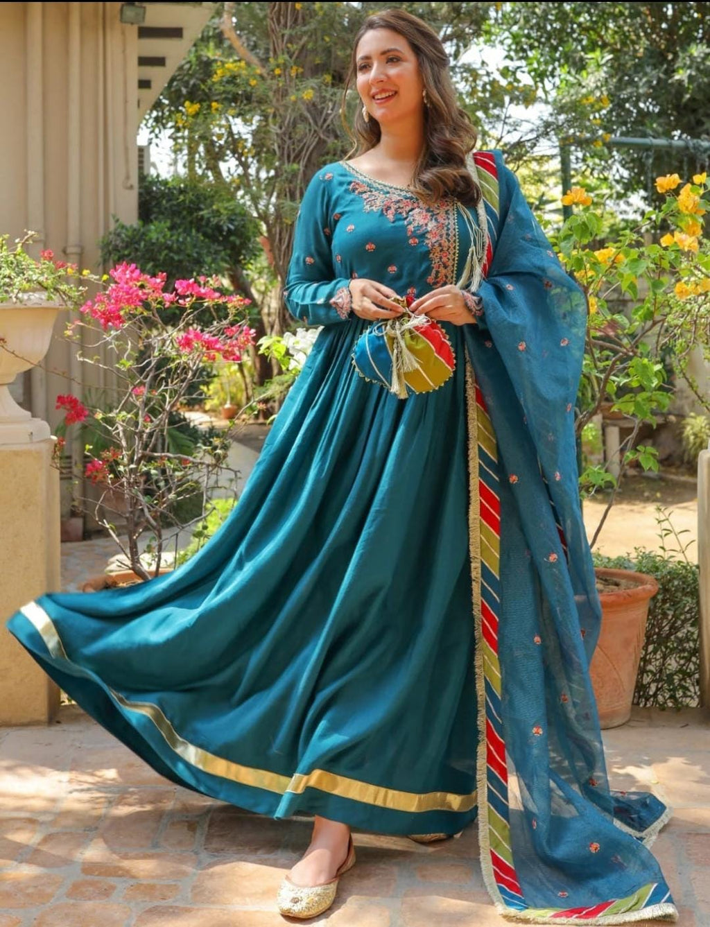 Komal 3 pcs Nuraa With Dupatta - Eid Collection