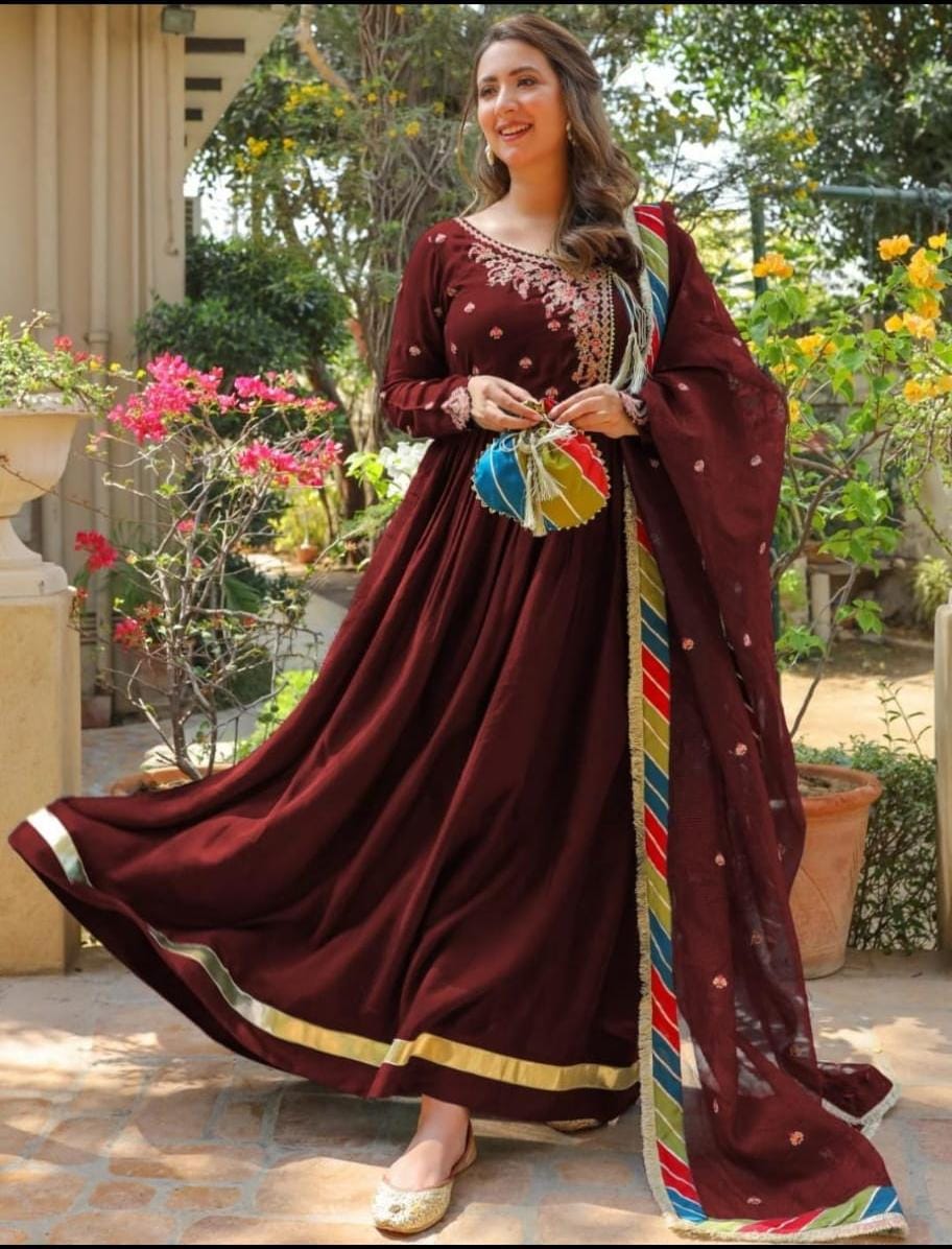 Komal 3 pcs Nuraa With Dupatta - Eid Collection