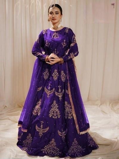 Sequins & fairy  Lehenga 3 Pcs – Eid Collection