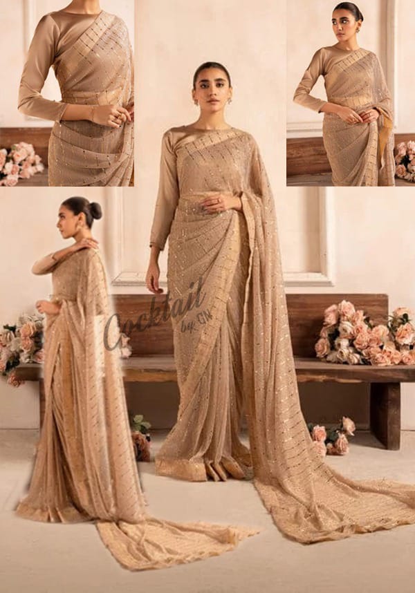 Elegant Fancy Moonlight saree