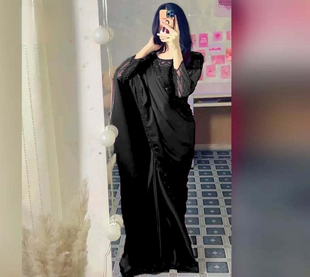 Embroidered fancy saree