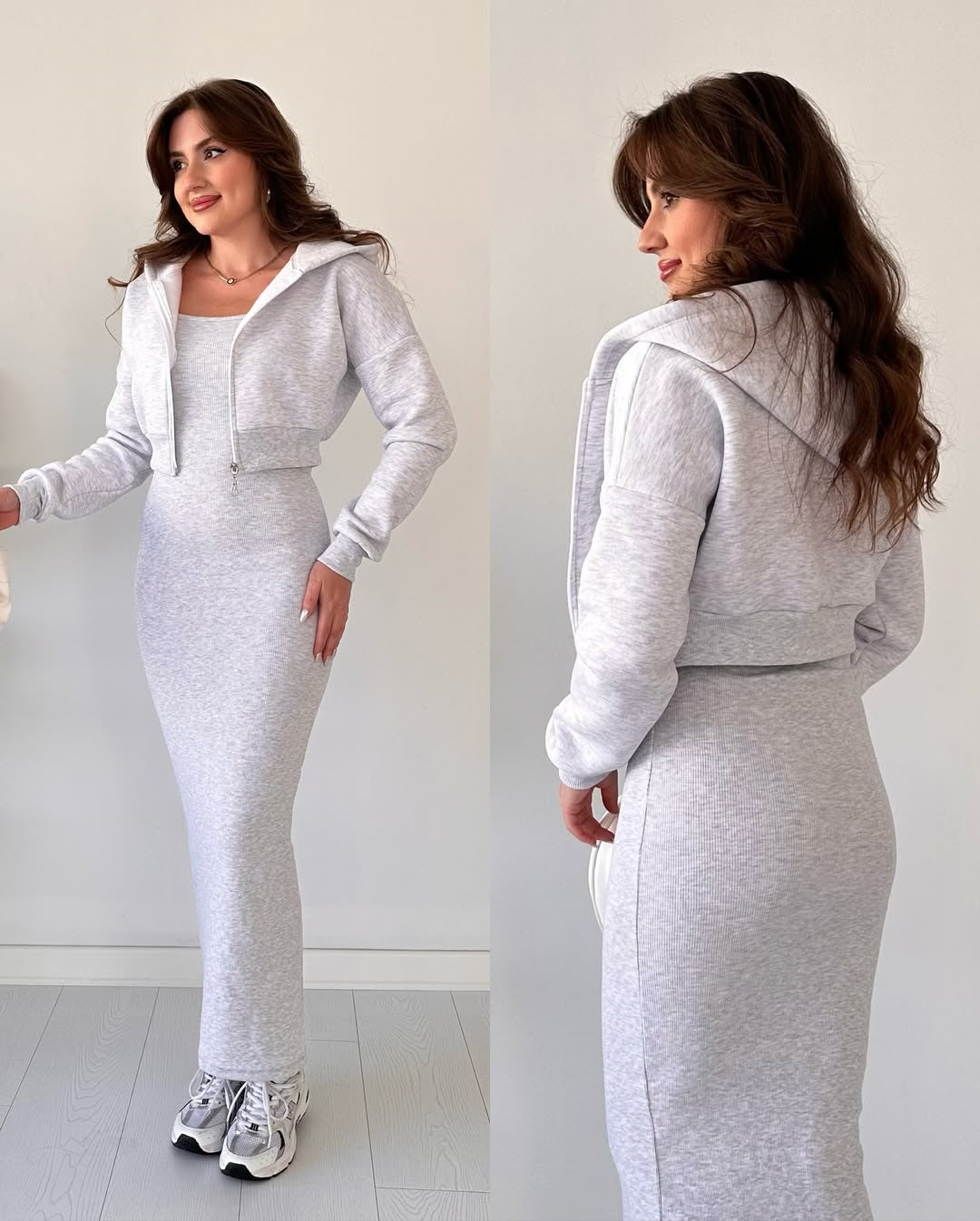 Trendy Rib Bodycon Maxi