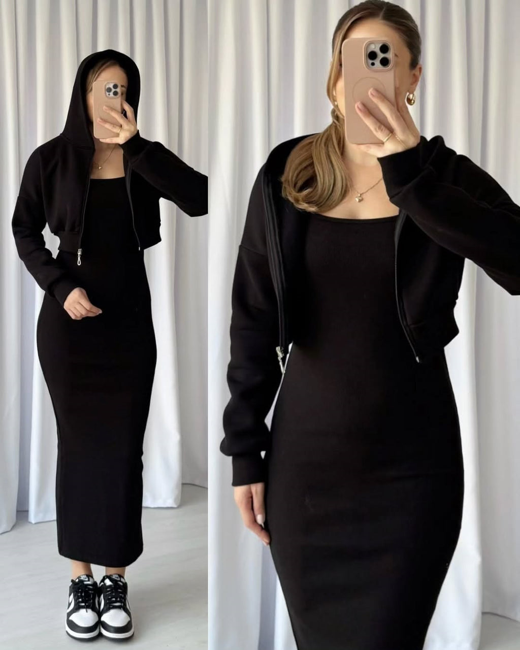 Trendy Rib Bodycon Maxi
