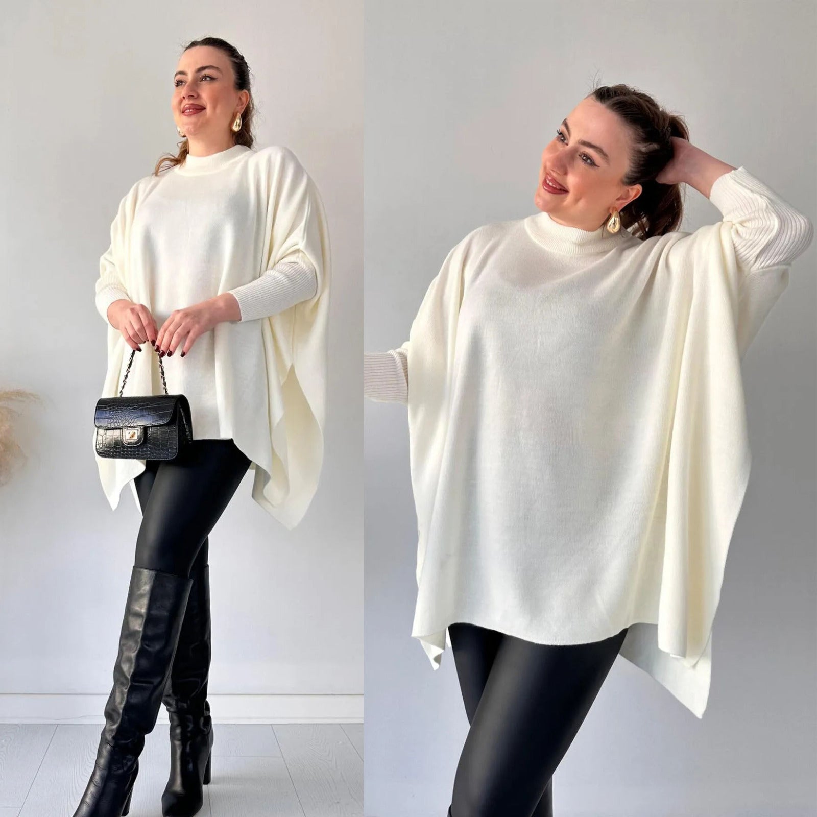 Stylish wing poncho