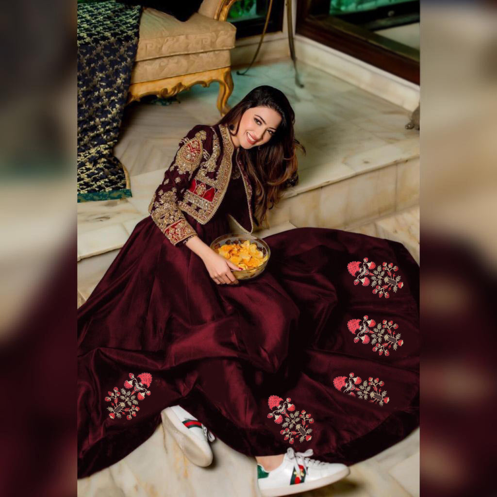 Bunch Embroidery Maxi 2 pcs