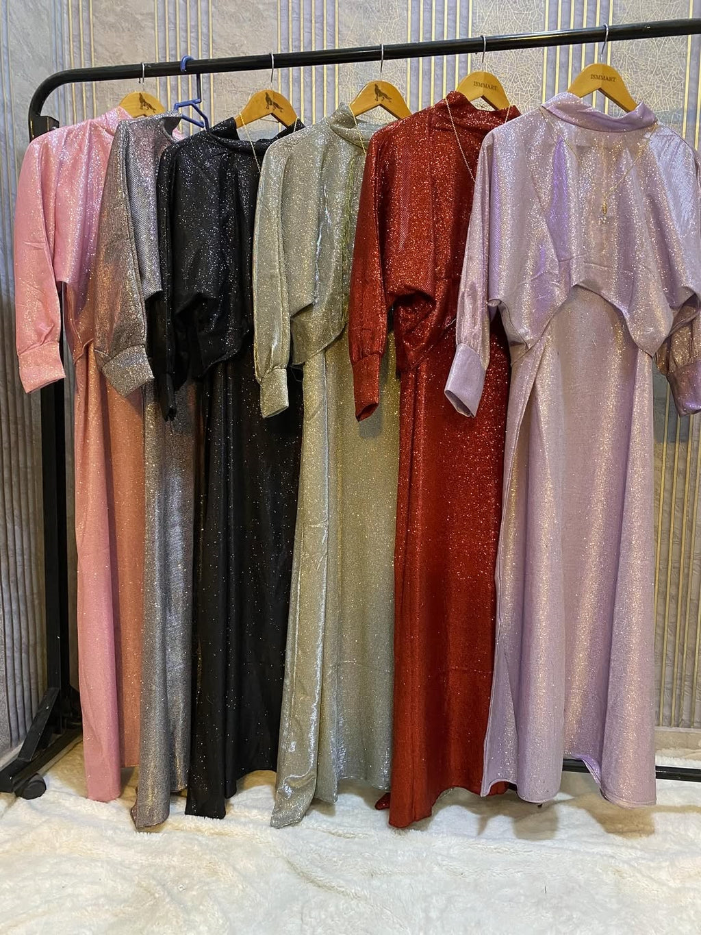 Moonlight Glitter Cape & Maxi 2PC Set