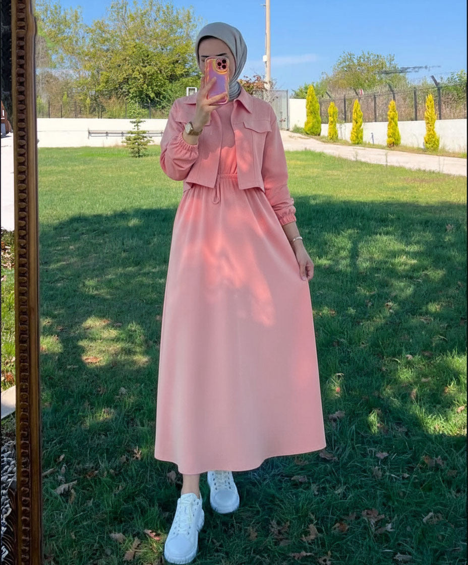 Winter Zipper Coaty with Long Maxi