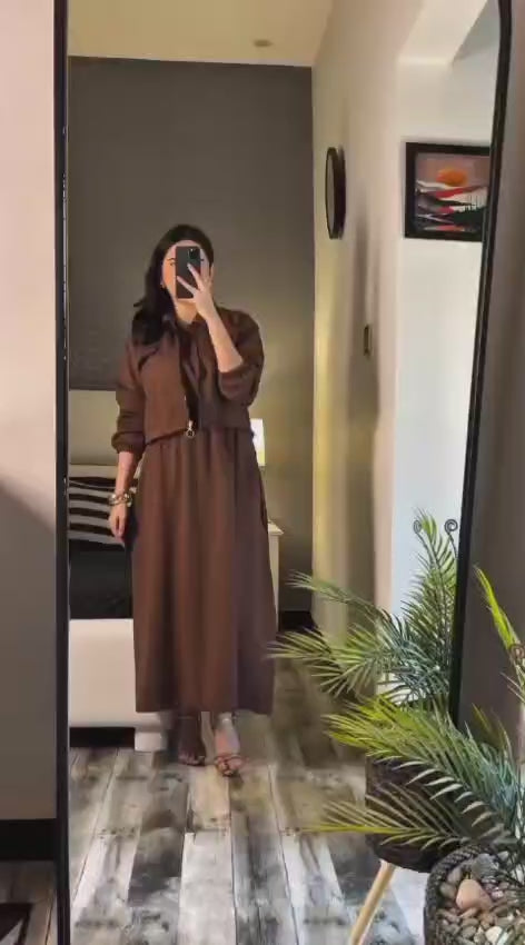 Winter Zipper Coaty with Long Maxi